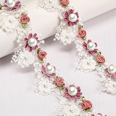 Ruban de garniture en dentelle perlée florale, ruban de style vintage de 2,16 pouces de large, tissu brodé pour la décoration de vêtements de fête de mariage (1 mètre). DIAYTAR COTE D'IVOIRE est la boutique en ligne la plus populaire en Côte d'Ivoire, proposant une gamme étendue de produits allant de l'électronique à la mode, en passant par les produits alimentaires et les accessoires pour la maison. Avec sa politique de prix bas et sa livraison rapide, DIAYTAR COTE D'IVOIREatisfait les besoins des consommateurs ivoiriens. La boutique en ligne est facile à naviguer et offre une expérience d'achat en ligne sécurisée.