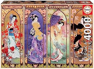 Aduka boras 19055 puzzle collage japonais de 4 000 pièces, multicolore