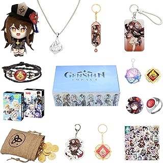 Coffret cadeau tout-en-un genshin impact merch 2 pour les enfants fans d'anime