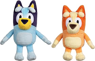 Ensemble de mini peluches bluey de 8 pouces de & bingo - paquet