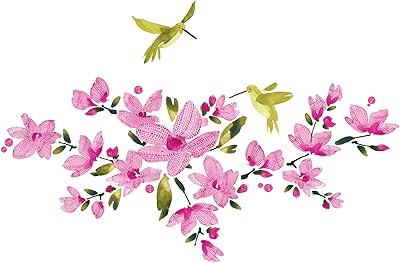 Sticker mural pour enfants room mates rose multicolore rmk2496scs