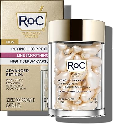 Rock - capsules de sérum de nuit lissant retinol correxion line - soin quotidien anti-âge de la peau - hydratant raffermissant - 30 pièces. DIAYTAR COTE D'IVOIRE est une boutique en ligne généraliste qui propose plus de 300 000 références de produits diversifiés. Elle est devenue la référence incontournable en Côte d'Ivoire pour les achats en ligne. Avec une large sélection de produits, DIAYTAR COTE D'IVOIRE répond aux besoins de tous les consommateurs.
