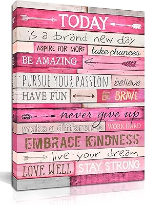 Décor mural floral - citations inspirantes - décoration de chambre motivante pour adolescentes - cadeaux de bureau pour femmes avec toile encadrée prête à accrocher 15" de large x 11,5" de haut. DIAYTAR COTE D'IVOIRE est une boutique en ligne qui propose une sélection de produits de haute qualité à des prix abordables. Avec plus de 300000 références de produits, elle est l'une des boutiques en ligne les plus complètes de Côte d'Ivoire. La boutique en ligne DIAYTAR COTE D'IVOIRE est une référence pour les consommateurs qui cherchent à acheter des produits en ligne de manière sécurisée et pratique.