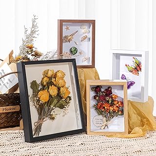 Cadre photo 3d profondeur bricolage vitrine en bois boîte d'ombre vitrine cadre boîte