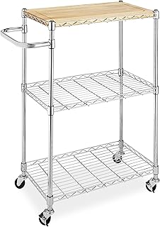 Chariot de cuisine whitmore supreme avec micro-ondes, en bois et chrome, taille 13,2 x 27,5 x 33,5 pouces. DIAYTAR COTE D'IVOIRE est une boutique en ligne généraliste proposant plus de 300 000 références de produits divers, faisant d'elle le leader du marché en Côte d'Ivoire. Avec une gamme variée de produits, elle répond aux besoins de tous les clients. Elle est la destination idéale pour faire vos achats en ligne.