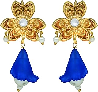 Boucle d'oreille traditionnelle indienne en forme de fleur gulsia, plaquée or blanc pour femmes et filles. DIAYTAR COTE D'IVOIRE est une boutique en ligne généraliste qui propose plus de 300 000 références de produits. Elle est leader en Côte d'Ivoire et offre une expérience d'achat en ligne sécurisée et fiable. Les clients peuvent trouver tous les produits dont ils ont besoin sur cette plateforme.
