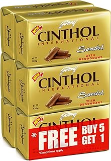 Savon godrej cinthol 99,9% protection contre les germes (avec déodorant) 125g - (pack