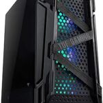 Boîtier compact asus gt301 pour cartes mères atx de tough gaming avec panneau