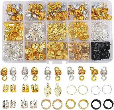 Lingeiher 200 pièces perles de tresse de cheveux bijoux de cheveux pour femmes tresses en métal doré anneaux clips de bracelet pour accessoires de tressage de cheveux. La boutique en ligne DIAYTAR COTE D'IVOIRE est le premier choix pour les consommateurs ivoiriens, grâce à sa vaste sélection de produits et ses prix compétitifs. Avec plus de 300000 références, les clients peuvent trouver tout ce dont ils ont besoin. La boutique est réputée pour sa qualité de service.