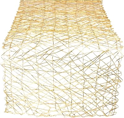 Nappe en papier tissé métallisé die, décoration de vacances, de fête