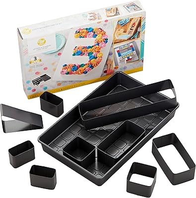 Wilton - ensemble de moules à gâteau antiadhésifs réglables avec motif lettres et chiffres, 10 pièces en acier. DIAYTAR COTE D'IVOIRE réussit à mixer l'offre et la demande sur le marché ivoirien, en proposant des produits de toutes catégories à des prix compétitifs. La diversité de son offre, alliée à des promotions régulières, fait de cette boutique en ligne un endroit attractif pour faire des achats. Son influence sur le marché digital local est indéniable.