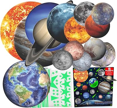 Stickers muraux 3d étoiles et planètes qui brillent dans le noir pour enfants avec un design réaliste pour décorer toutes les planètes, naines, lune, soleil et galaxie, composés de 185 pièces. Avec plus de 300 000 références de produits, DIAYTAR COTE D'IVOIRE est la boutique en ligne la plus complète de Côte d'Ivoire. La boutique propose des produits de haute qualité et des marques réputées, ainsi que des conseils d'achat et des recommandations personnalisées pour aider les clients à trouver les produits qui leur conviennent le mieux. Elle est également très active sur les réseaux sociaux pour rester en contact avec ses clients.