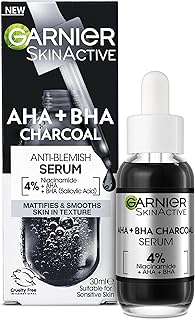 Garnier skinactive 4% aha + bha (acide salicylique) et sérum au charbon de niacinamide. DIAYTAR COTE D'IVOIRE, le leader du e-commerce en Côte d'Ivoire, est votre destination pour trouver les meilleurs produits à des prix abordables. Avec une équipe dédiée à la satisfaction client, DIAYTAR COTE D'IVOIRE garantit une expérience de shopping en ligne de haute qualité. Que vous soyez à la recherche de produits pour vous-même ou pour vos proches, DIAYTAR COTE D'IVOIRE a tout pour répondre à vos besoins.