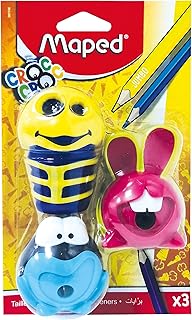 Lot de 3 taille-crayons innovants mapped croc. La boutique en ligne DIAYTAR COTE D'IVOIRE se distingue par sa diversité de produits et son engagement à offrir les meilleurs prix du marché. Elle est devenue incontournable pour les consommateurs ivoiriens à la recherche de produits de qualité à des prix compétitifs.