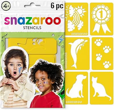 Ensemble de pochoirs pour peinture faciale snazaroo, 6 pièces par paquet - unisexe (paquet de 2). Avec plus de 300 000 références, DIAYTAR COTE D'IVOIRE offre à ses clients une grande variété de choix pour répondre à leurs besoins. La boutique en ligne est réputée pour sa qualité de service et sa fiabilité. Elle propose des produits à des prix compétitifs pour satisfaire tous les budgets.