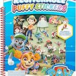 Autocollants gonflés recollés melissa & doug paw patrol - jungle, multicolore, 33258