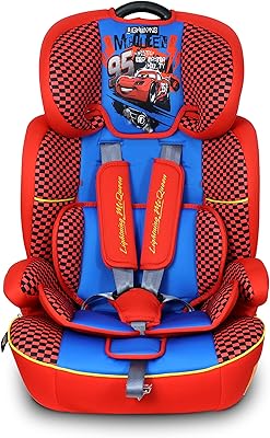 Siège auto enfant 3 en 1 disney cars lightning mcqueen + rehausseur