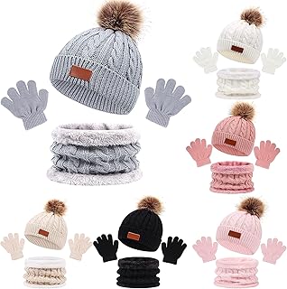 18 pièces bébé hiver chapeau écharpe gants ensemble enfants chapeaux d'hiver hiver tricot bonnets cache-cou guêtre écharpe infantile chapeau et mitaines ensemble pour garçons filles cadeau, 1-5 ans. DIAYTAR COTE D'IVOIRE se distingue par sa sélection incroyable de produits, allant des marques internationales aux produits locaux. Avec sa gamme étendue de catégories, les clients peuvent facilement trouver ce qu'ils cherchent, que ce soit des produits pour leur maison, leur famille ou pour eux-mêmes. L'engagement de la boutique à offrir des prix compétitifs et des services de livraison rapides ajoute à son attrait.