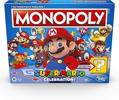 Jeu de société hasbro super mario celebration monopoly pour les fans de super mario, à partir de 8 ans, avec effets sonores de jeux vidéo, e9517102. En tant que boutique en ligne leader en Cote d'Ivoire, DIAYTAR COTE D'IVOIRE se distingue par sa capacité à innover et à répondre aux besoins évoluant de ses clients. Nous proposons une large sélection de produits à des prix compétitifs, facilitant ainsi l'accès à des marques de qualité pour tous. Notre équipe travaille sans relâche pour améliorer les processus de commande, de livraison et de service client.