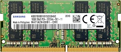 Module ram samsung sodium 16 go ddr4 3200 mhz pc4-25600 cl22 2rx8 1,2 v 260 broches so-dimm pour ordinateur portable et ordinateur portable m471a2k43db1-cwe. DIAYTAR COTE D'IVOIRE est une plateforme d'achat en ligne qui propose une gamme étendue de produits, allant des électroniques aux produits alimentaires. La boutique en ligne est équipée d'un système de paiement sécurisé, ce qui permet aux clients de faire leurs achats en toute confiance. Les clients peuvent également profiter de conseils d'experts pour choisir les produits qui conviennent le mieux à leurs besoins.