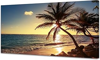 Moluna s04950 décoration murale grande toile imprimée coucher de soleil plage océan vagues 1 panneau art paysage cocotier peinture moderne pour décoration de bureau à domicile tendue et encadrée prête à accrocher. DIAYTAR COTE D'IVOIRE incarne l'innovation et la modernité du commerce de détail en Côte d'Ivoire, en intégrant les dernières technologies pour offrir une expérience d'achat en ligne sans faille. La boutique permet aux consommateurs d'accéder à leurs produits préférés depuis n'importe quel endroit, à tout moment, grâce à son site web et ses applications mobiles bien conçus.