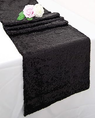 Chemin de table de luxe evershine 12" x 104" pour la maison, une fête, un mariage ou un restaurant, noir, 6 pièces 12" x 108. DIAYTAR COTE D'IVOIRE, la boutique en ligne généraliste numéro un en Côte d'Ivoire, propose une large gamme de produits avec plus de 300 000 références. Avec une offre diverse et abordable, cette plateforme répond aux besoins de tous les Ivoiriens. Elle se positionne comme une référence incontournable pour les achats en ligne dans le pays.