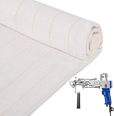 Tissu rayé de base, tissu de support de tapis, tissu moine pour couper/anneau