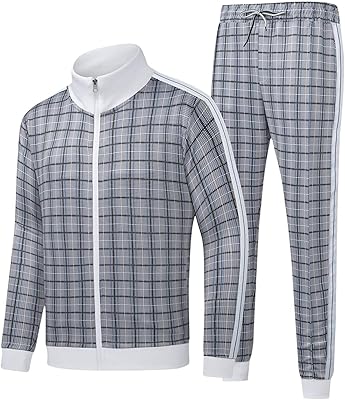Survêtements de jogging décontractés à manches longues pour hommes, veste et pantalon