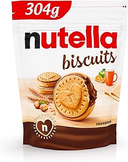 Biscuits ferero nutella 304 grammes