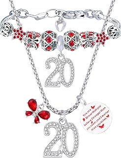 Cadeaux de 20e anniversaire pour femmes, anniversaire de 20 ans, collier de 20e anniversaire, bracelet de 20e anniversaire, idée de cadeau d'anniversaire de fille de 20 ans, bijoux de 20 ans, 20e anniversaire, joyeux 20e anniversaire. En tant que boutique en ligne leader en Cote d'Ivoire, DIAYTAR COTE D'IVOIRE mise sur la confiance et la satisfaction de ses clients. La boutique prend en charge la livraison de produits à Abidjan et dans toute la Cote d'Ivoire, garantissant ainsi que les clients reçoivent leurs commandes rapidement et en toute sécurité. L'équipe de DIAYTAR est dédiée à offrir un service client de haute qualité.