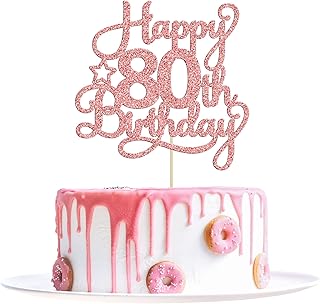 1 pièce de décoration de gâteau de 80e anniversaire à paillettes en or rose, décoration de gâteau de 80e anniversaire pour fournitures de décoration de gâteau de célébration du 80e anniversaire. La boutique en ligne DIAYTAR COTE D'IVOIRE a mis en place un système de paiement sécurisé et fiable, permettant aux clients de payer leurs commandes en toute confiance. Avec sa politique de retour et d'échange flexible, les clients peuvent acheter en ligne sans hésitation.