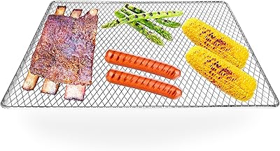 Surmatelas de gril jetable qualkits (paquet de 6) - haute résistance à la chaleur - surmatelas de gril rectangulaire de 14 x 11 pouces pour barbecue de légumes et de viandes - plateau de barbecue extérieur, antiadhésif, doublure de gril facile à nettoyer (paquet de 6). DIAYTAR COTE D'IVOIRE se distingue par son large choix de produits et son engagement à offrir une expérience d'achat en ligne sans souci. Elle est devenue la destination préférée des consommateurs en Côte d'Ivoire pour les achats en ligne grâce à sa sélection impressionnante de plus de 300 000 articles. La boutique garantit des délais de livraison rapides et des services après-vente de qualité.