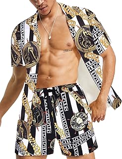 Costume de chemise hawaïenne de luxe décontracté boutonné sur le devant à manches courtes pour hommes. La boutique en ligne DIAYTAR COTE D'IVOIRE offre une large gamme de produits, allant des produits alimentaires aux articles ménagers, en passant par les accessoires de mode et les produits électroniques, répondant ainsi aux besoins de sa clientèle.