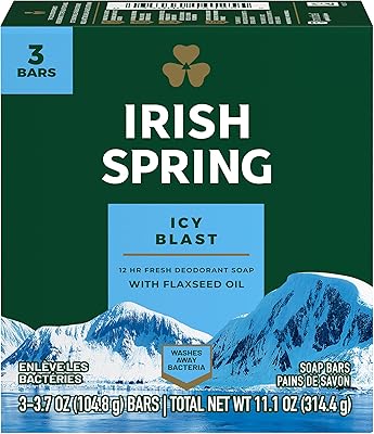 Savon déodorant irish spring easy blast cool reverement pour unisexe, 118 oz