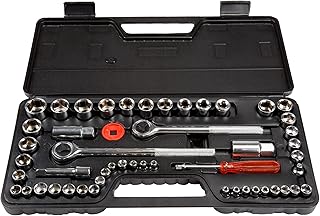 Jeu de douilles à entraînement stalwart 75-ht3014 sae et métriques 1/4", 3/8"