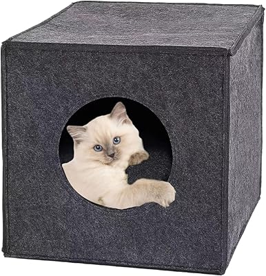 Lit pour chat banana home niche pliable pour animaux de compagnie grotte