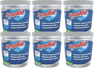 Humidificateur rechargeable damrid, 325 ml, paquet de 6 - absorbeur d'humidité, odeur fraîche