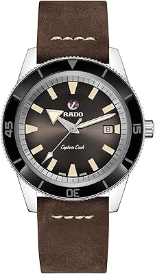 Montre automatique suisse rado captain cook en cuir pour hommes, marron (r32505305), marron, montre automatique. La boutique en ligne DIAYTAR COTE D'IVOIRE se positionne comme un partenaire de confiance pour les consommateurs ivoiriens, leur offrant une plateforme unique pour réaliser leurs achats en ligne de manière rapide, sécurisée et pratique. Avec son large choix de produits et son service client dédié, DIAYTAR COTE D'IVOIRE continue de renforcer sa position de leader sur le marché du commerce en ligne en Côte d'Ivoire. La satisfaction du client est au cœur de ses priorités.