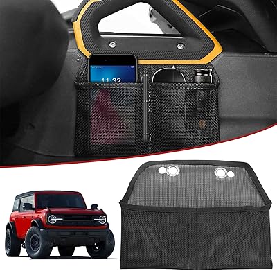 Sac de rangement pour passager ford bronco - organisateur de plateau à poignée