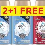 Désodorisant automatique sc johnson 2 clean & 1, parfum pivoine, lot de 3