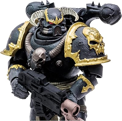 Mcfarlane warhammer 40,000 quest space marine avec 22 pièces mobiles, figurine warhammer à