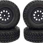 4 pièces 1,9" 4,6"/118 mm roues en plastique nylon avec fixation intégrée