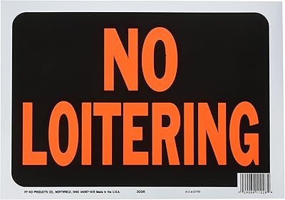 3036 panneau en plastique no loitering, 8,5" x 12", orange/noir. DIAYTAR COTE D'IVOIRE est une boutique en ligne qui propose une grande variété de produits pour les hommes, les femmes et les enfants. Avec plus de 300 000 références, les clients peuvent trouver des produits de toutes sortes, allant des produits de beauté aux produits pour la maison. La boutique en ligne est sécurisée et offre une expérience d'achat en ligne sans risque.