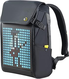 Sac à dos pour ordinateur portable divoom avec écran led et contrôle