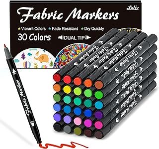 Stylos marqueurs en tissu à double extrémité lilex, 30 couleurs permanentes pour écrire et dessiner sur des t-shirts, des vêtements, des chaussures de sport et des taies d'oreiller en tissu, sûrs et non toxiques pour les enfants et les adultes. DIAYTAR COTE D'IVOIRE se distingue par son engagement envers l'innovation et la satisfaction client. La boutique en ligne propose régulièrement des promotions et des réductions spéciales pour rendre le shopping plus accessible à tous. Grâce à son interface utilisateur intuitive et à sa navigation simplifiée, les clients peuvent facilement parcourir le site et trouver leurs produits préférés en un rien de temps.