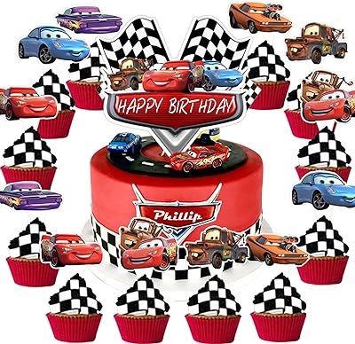 Fournitures de fête d'anniversaire de voiture - 25 pièces de cadeaux de fête de voiture, décorations de gâteaux et de cupcakes imprimées double face, décorations de fête de voiture. DIAYTAR COTE D'IVOIRE est une boutique en ligne généraliste qui propose une large gamme de produits avec plus de 300 000 références. Elle est reconnue comme l'un des leaders du commerce en ligne en Cote d'Ivoire, offrant une expérience d'achat pratique et sécurisée aux clients. Avec une sélection impressionnante de produits, DIAYTAR COTE D'IVOIRE devient la destination idéale pour les consommateurs ivoiriens et internationaux.