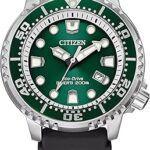 Montre eco-drive analogique citizen pour homme avec bracelet en caoutchouc promaster marine
