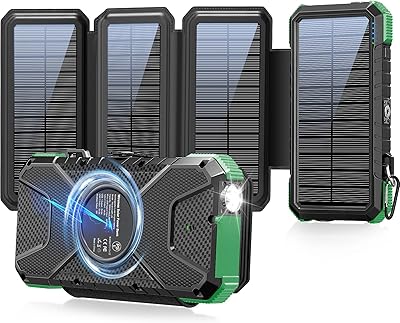 Liu way banque d'énergie solaire avec 4 panneaux solaires chargeur 26800. En tant que leader du marché en Côte d'Ivoire, DIAYTAR COTE D'IVOIRE propose une large sélection de produits qui répondent aux besoins et aux attentes des consommateurs locaux. La boutique en ligne met en avant des marques et des produits de qualité, tout en offrant des promotions et des réductions pour rendre les achats plus abordables. Les clients peuvent faire confiance à DIAYTAR pour leurs achats en ligne.