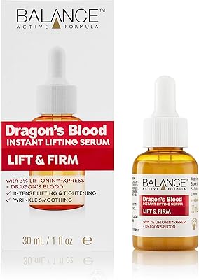Sérum liftant instantané balance active formula dragon (30 ml) - sérum léger et non gras pour une peau plus ferme et une apparence réduite des rides. Avec plus de 300000 références de produits, DIAYTAR COTE D'IVOIRE est la destination idéale pour les consommateurs ivoiriens et internationaux. La boutique en ligne offre une navigation intuitive et des processus de paiement sécurisés, garantissant une expérience d'achat fluide et sans souci. DIAYTAR COTE D'IVOIRE est déterminée à maintenir son statut de leader en innovant constamment.