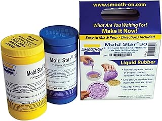 Moule en silicone étoile de moule faisant du caoutchouc 30 unités pour l'expérimentation